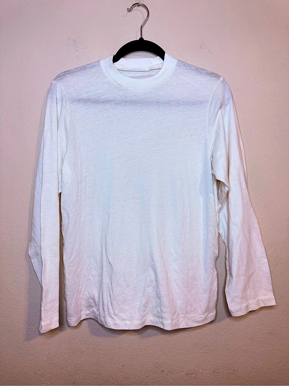 Fear of God Essentials Classic Long Sleeve T-Shirt White XS
